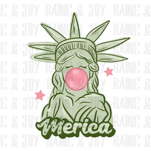 Merica Estátua da Liberdade png, crianças Merica png, 4 de julho png, quatro de julho arquivos png para sublimação, design de sublimação