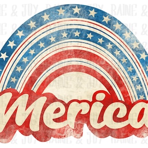 Vintage Merica png, Retro Merica png, Merica png, 4. Juli png, 4. Juli png Dateien für Sublimation, Sublimation Design, png Dateien