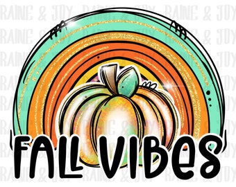 Pumpkin png, Rainbow pumpkin png, Thanksgiving png, Fall png, Fall vibes png, Sublimation designs downloads, png files for Sublimation