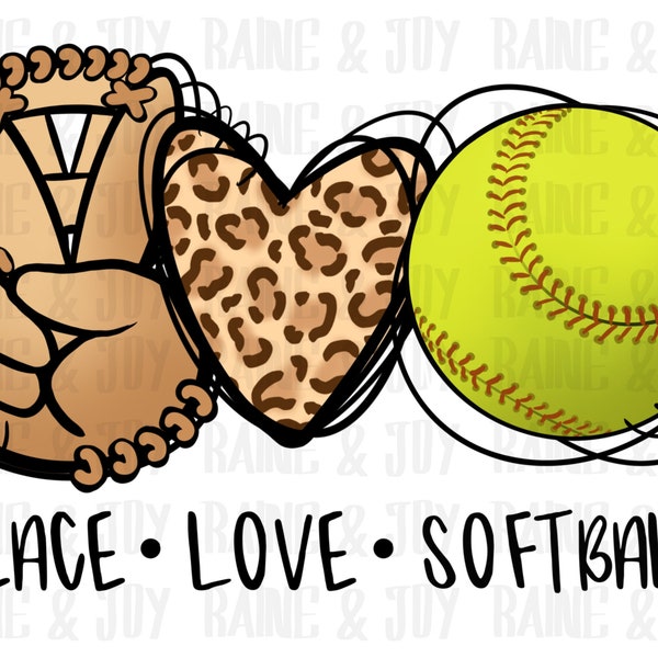 Peace love softball png, Softball Sublimation designs downloads, Softball png, png softball, png files for sublimation, Sublimation png