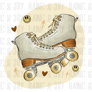 Retro roller skates png, Kids png, Retro png, Summer png, summer Sublimation designs downloads, png files for sublimation, png files