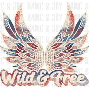 Wild en gratis png, Patriotic png, 4 juli png, Wings png, Sublimation ontwerpt downloads, png-bestanden voor sublimatie, Sublimatie png,