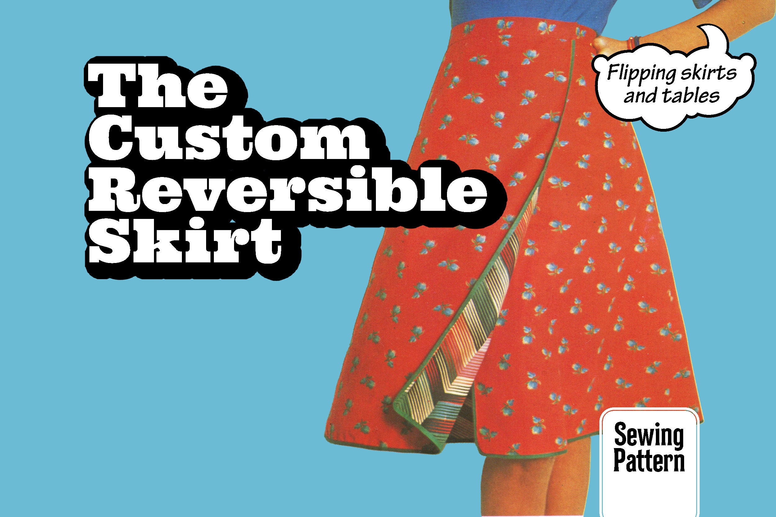 Plus size clearance midi skirt 1970