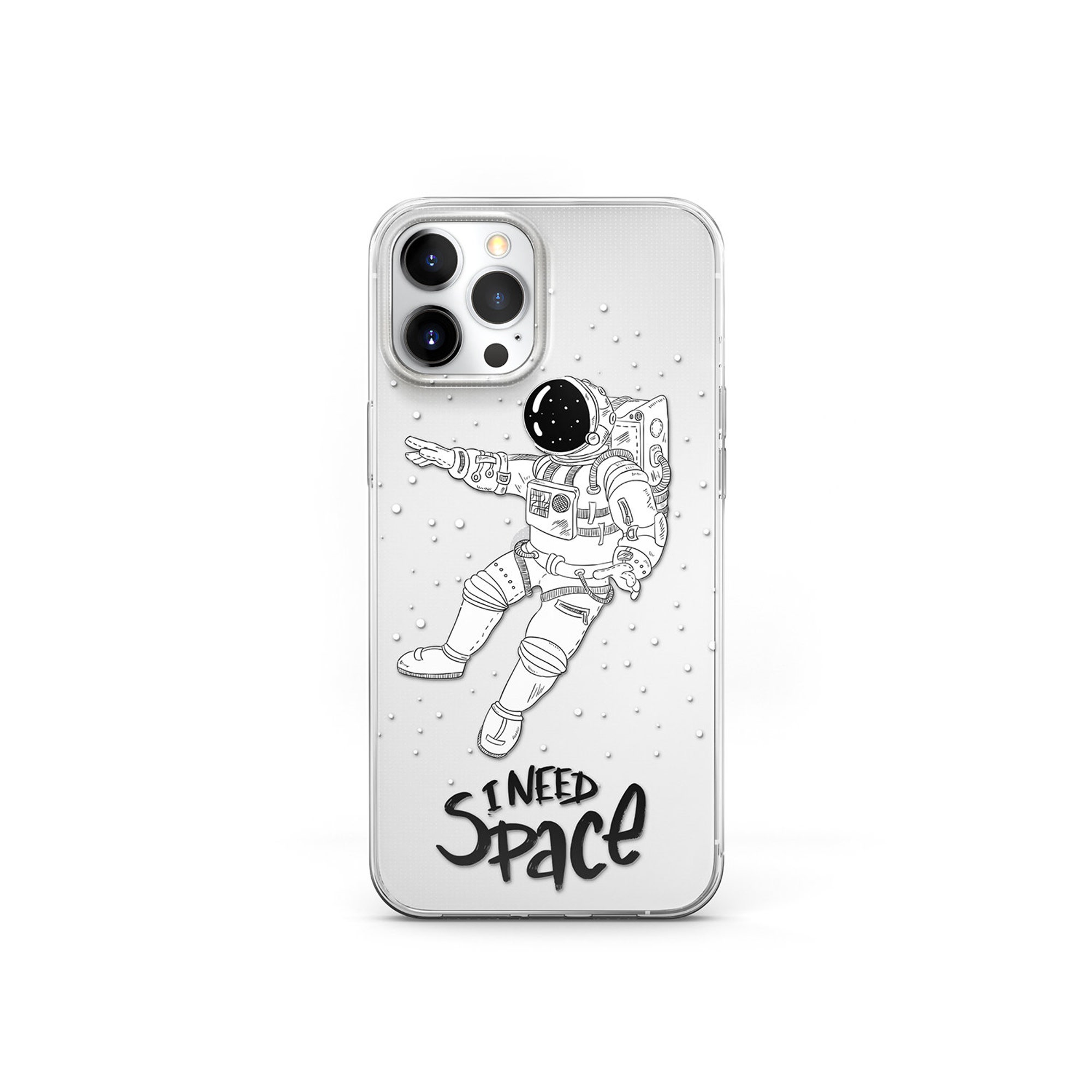 Discover Space iPhone Case Capa De Telemóvel Iphone Astronauta Desenho