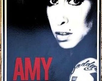 Amy Looks Stunning concert Ticket Metal sign