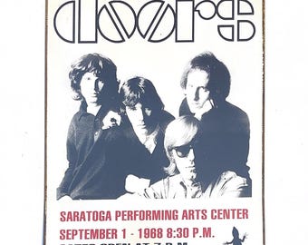 The Doors 1988 concert Ticket Metal sign