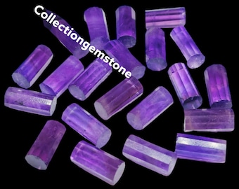 6x14mm Approx 100% Natural Amethyst Loose Gemstone, Amethyst Cut Gemstone, Crystal Loose Gemstone, 2,5,10,15,25,50 Pieces