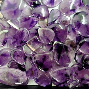 Natural Star Amethyst Gemstone Lot, Wholesale Gemstone Lot, Mix Shape and Size, Amethyst Cabochons. Loose Amethyst Lots Cabochon