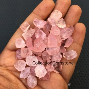 Top Quality Natural Rose Quartz Rough - Rose Quartz Rough Lots - Rose Quartz Rough Gemstone- Rough Gemstone - Loose Rough Gemstone