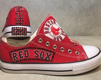 Boston Red Sox Shoes Etsy