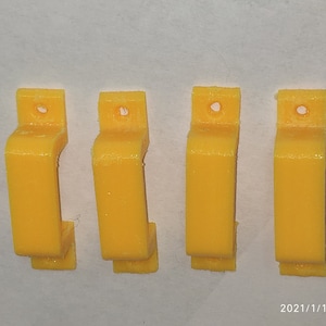 4 piezas Mini pequeño Servo SG90 montaje / soporte horizontal, impreso en 3d por material PETG