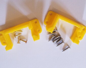 WOONEKY 20-Pack Mini Motor Mounting Brackets – Plastic Servo Motor Clips, Compatible With 130/140/180 Motors, For Electric Toys, DIY Projects, Science Experiments
