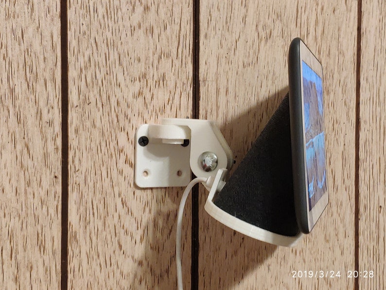 Google Home Hub Wall Mount Holder, Flexible, Adjustable Angle Direction