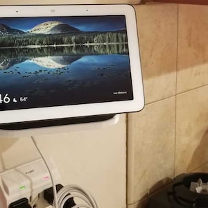Google home hub wall mount holder, Flexible, adjustable angle direction 3d printed material : PETG