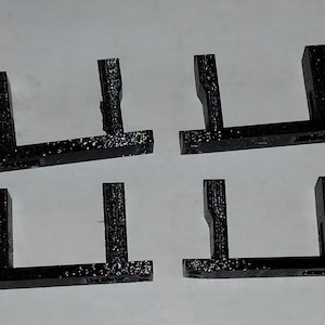 4 pcs Mini small Traxxas 2080 servo mount / stand vertical bracket , 3d printed by PETG material