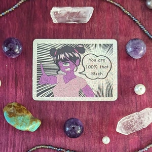 Ophelia Kawaii Cyclops 100 Percent That Bish Glitter Sticker
