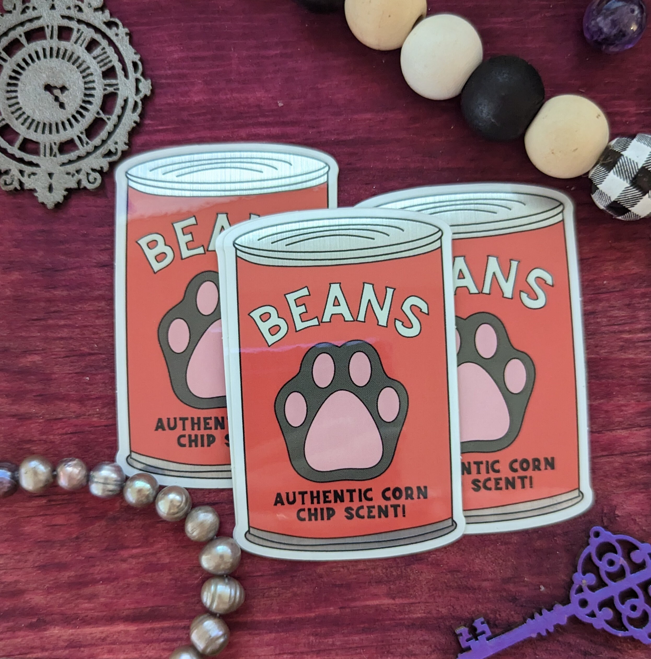 Toes Beans Sticker - Etsy