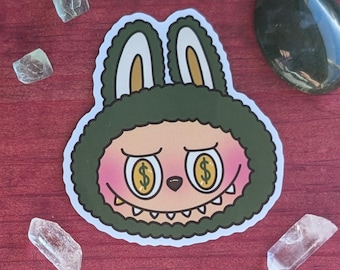 Lafufu Big Money Vinyl Sticker Moneybubu
