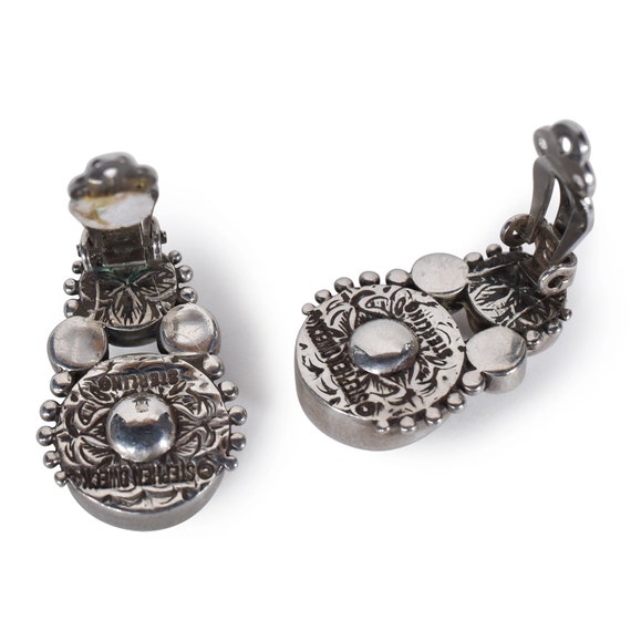 Sterling Stephen Dweck Cameo and Gemstone Clip-on… - image 3