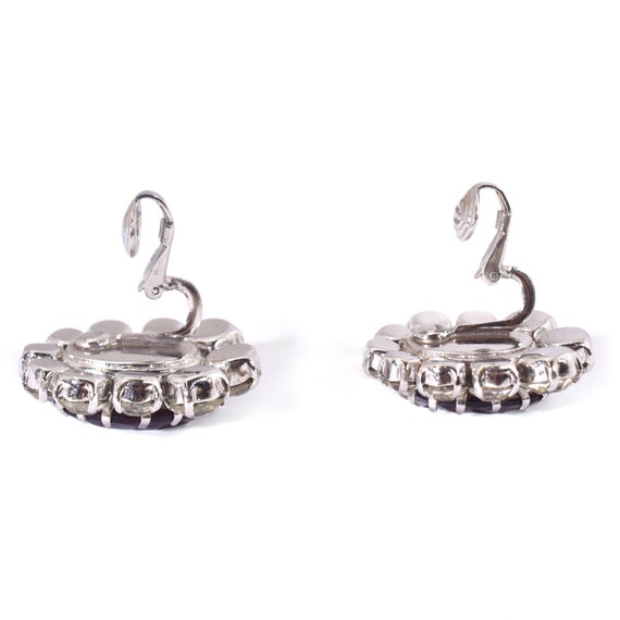 Vintage Castlecliff Rhinestone Earrings - image 3