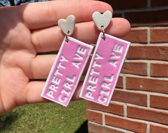Pretty Girl Avenue Sabrina Carpenter Lyrics  Inspired Earrings