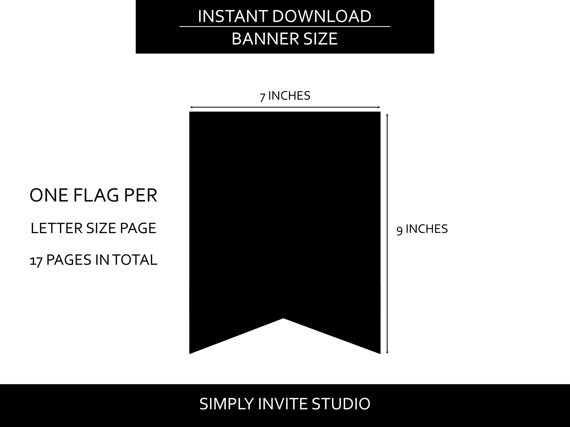 Happy Birthday Printable Banner Party Black White Simple Banner Happy birthday printable banner party black white simple banner