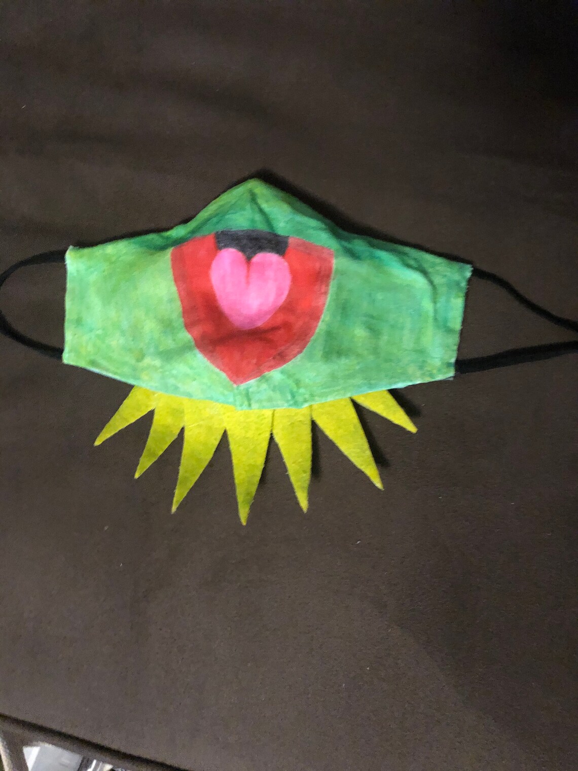 Kermit the Frog Mask With Removable Neck Piece | Etsy
