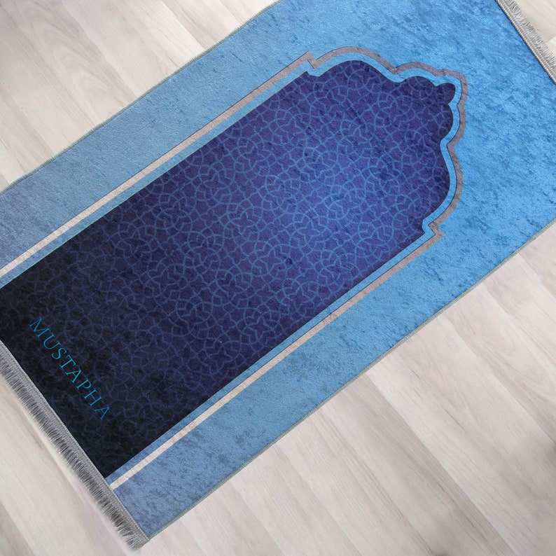 Large XL Personalised Prayer Mat / Muslim Prayer Rug / Islamic Etsy