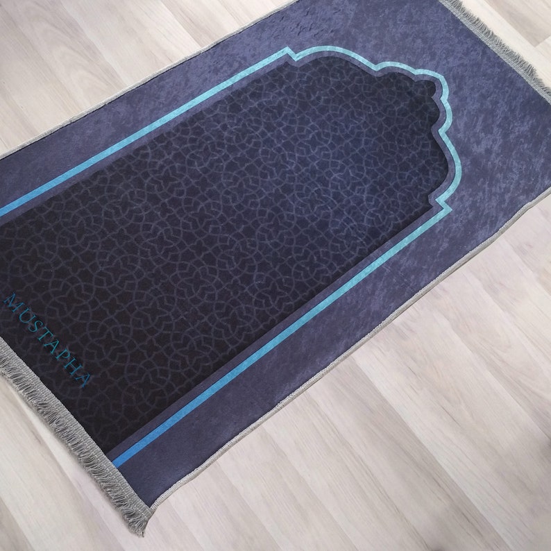 Large XL Personalised Prayer Mat / Muslim Prayer Rug / Islamic Etsy