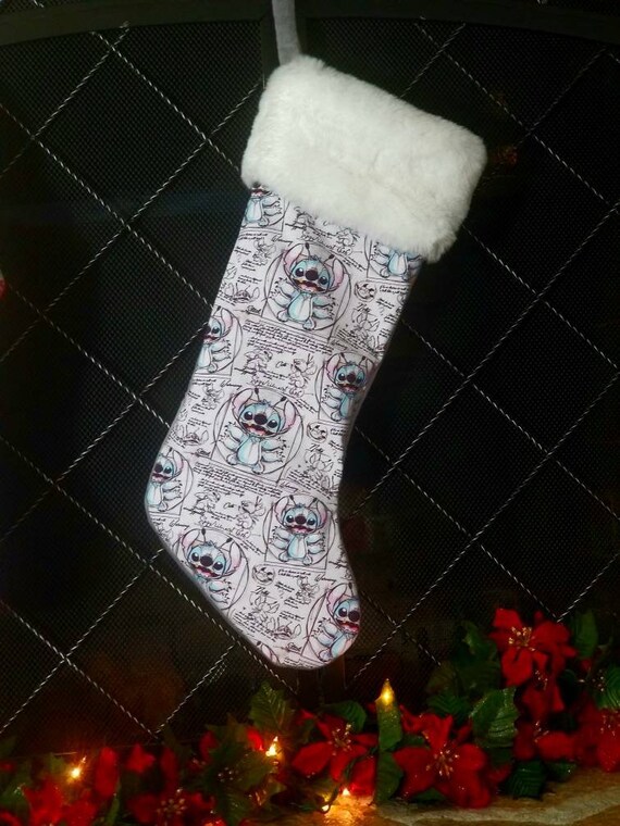 Christmas Stitch Santa Stocking