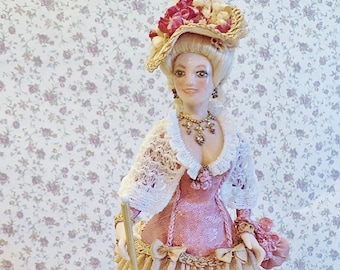 Dollhouse Doll 1:12  Victorian Style OOAK.....by Ruth Bradley