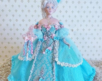 Dollhouse Doll   "Rose"  "25 Carnival"   OOAK    by RuthEllen