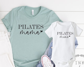 Pilates Mama and Mini Matching Shirts: Mommy and Me T-Shirt