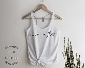 yoga tees and tanks