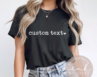 Chemise personnalisée, Chemise cadeau personnalisée, Chemise personnalisable, Chemise imprimée personnalisée, Chemise cadeau pour maman, Chemise devis personnalisée, T-shirt personnalisé
