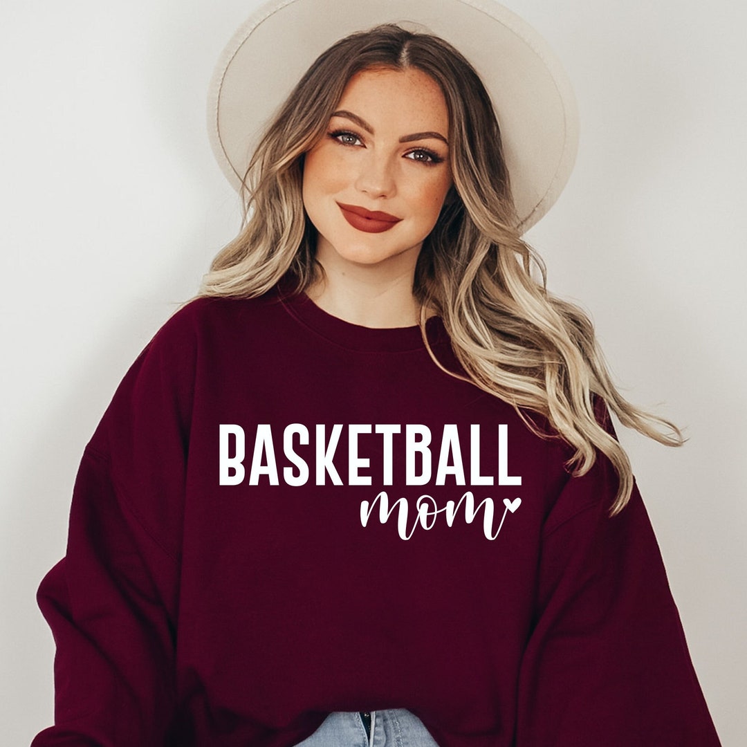Basketball Mom Sweatshirt, Women's Sweatshirt, Gift for Mom, Basketball Sweatshirt, Basketball