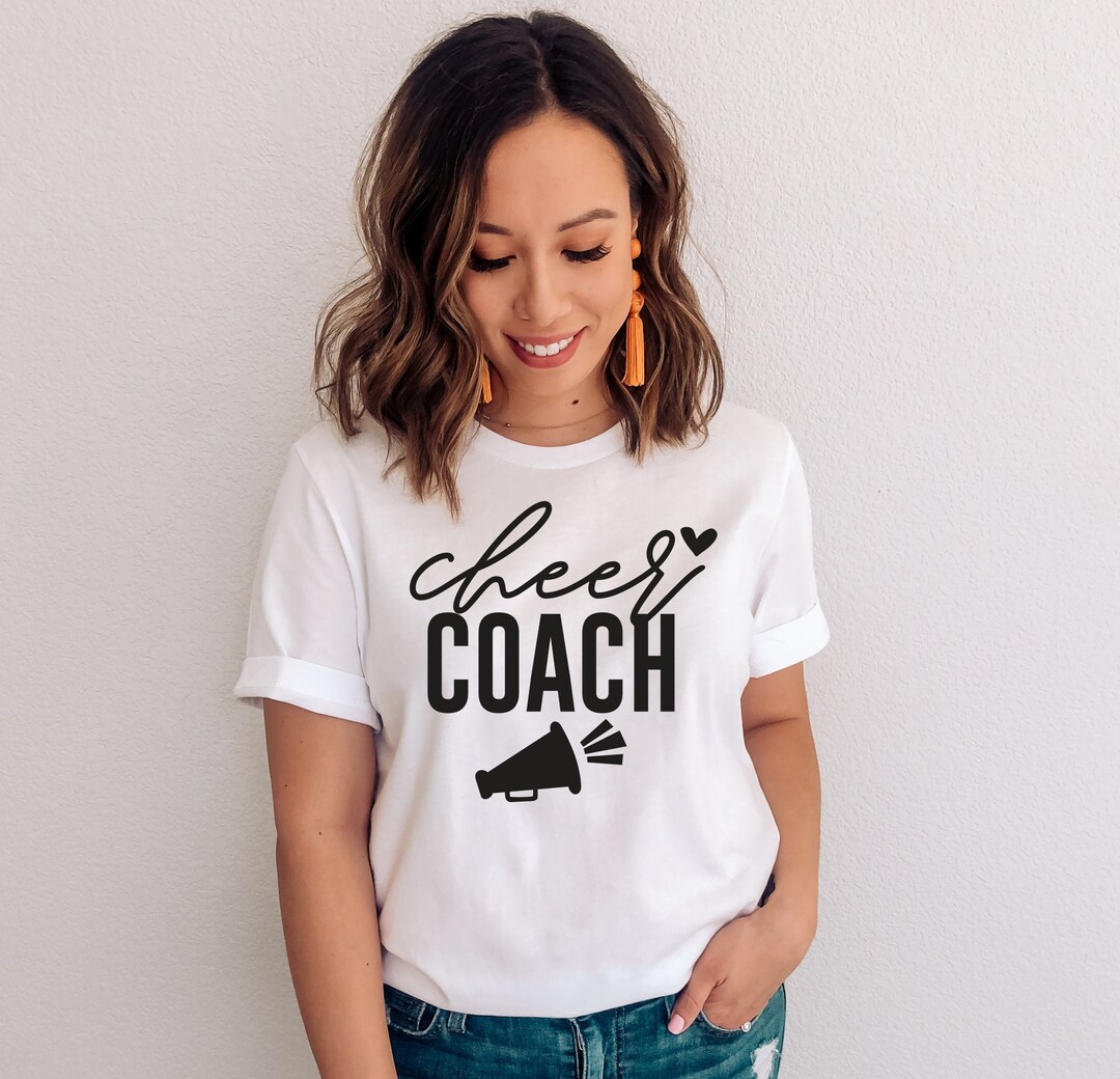 Cute Cheer Coach Shirt, Cheerleader Tshirt, Cheer Coach Gifts