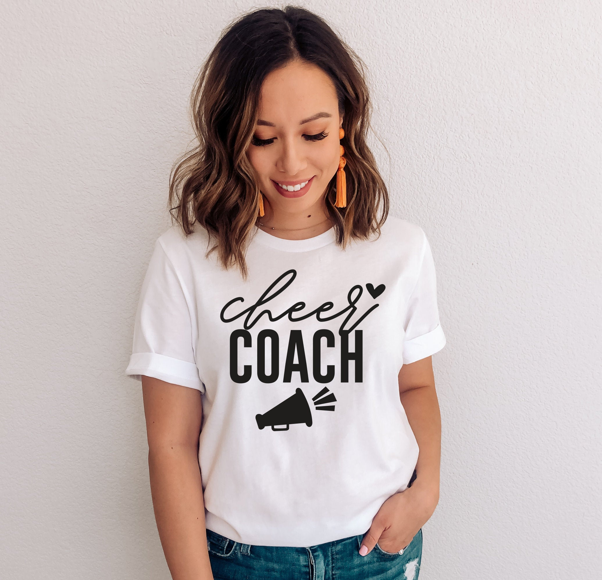 Cute Cheer Coach Shirt Cheerleader T-shirt Cheer Coach - Etsy Australia