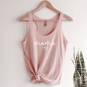 Mama Tank Top, Motherhood , Cute Tank Top,  Mom Tank Top, Gift to Mom, Mother&#39;s Day Gift,  Ink and Quotes