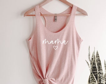 Mama Tank Top, Motherhood , Cute Tank Top,  Mom Tank Top, Gift to Mom, Mother's Day Gift,  Ink and Quotes