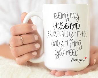 Valentine's Day Gifts, Hubby Gift, Gift for girlfriend, Gift for boyfriend, Gifts for wife, Gifts for husband, Coffee lover, Valentine's Mug