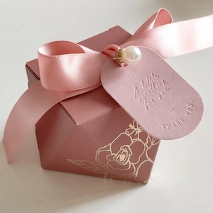 Wedding Favors for Guests | Party Favors | Candy Boxes | Party Supplies | Bridal Shower | Decor | Personalized Tag | Gift Boxes