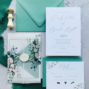 Boho Invitaciones de boda Paquete de bodas Invitaciones de boda Invitaciones de boda Invitaciones de boda rústicas Invitaciones de boda personalizadas Elegante invitación de boda