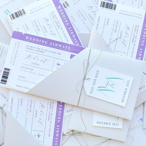 Hochzeitseinladungen Lavendel, Bordkarte Hochzeitseinladungen, Hochzeitseinladungen Flieder, Hochzeitseinladung Tropisches Thema