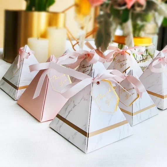 Wedding Favors for Guests Blush Pink Party Favors Candy Boxes
