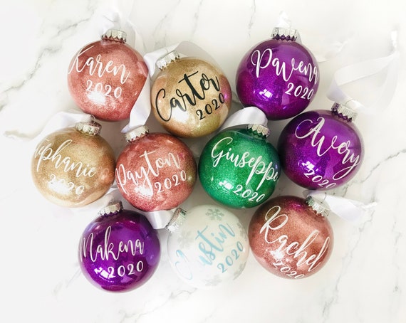 Personalized Christmas Ornament 3 Ornament With Name Christmas