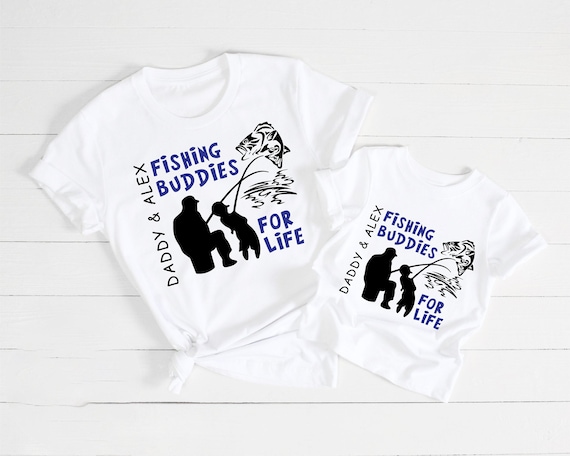 Father's Day shirt, Dad And Baby Matching Shirts, Dad and Toddler Shirts,  Gifts for Dads, Dad Baby Matching, Fishing buddies, Fishing Shirts