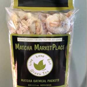 Matcha MarketPlace Green Tea Oatmeal-Banana Walnut