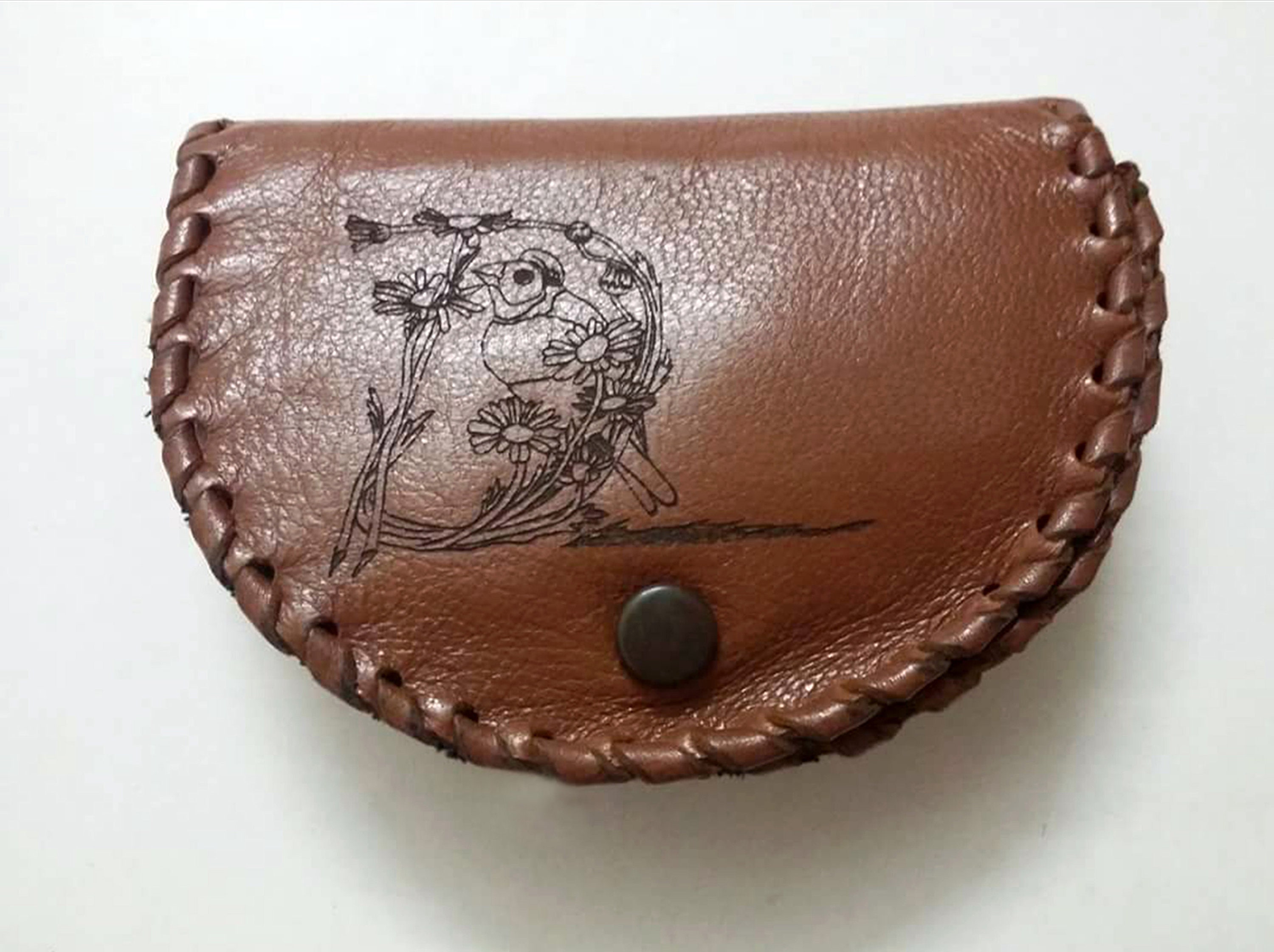 Leather Coin Purse Pattern/wallet Template/leather Etsy