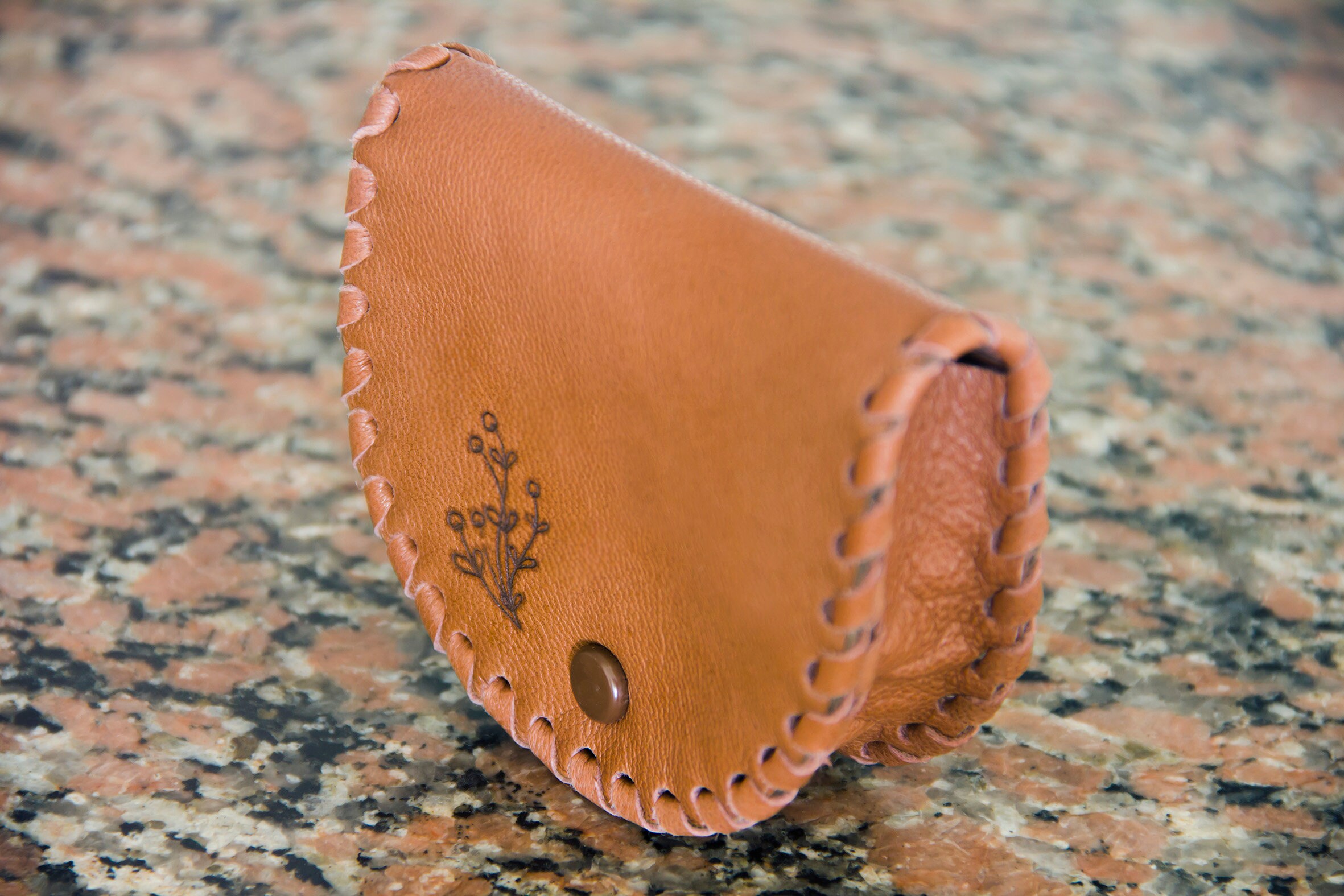 Leather Coin Purse Pattern/wallet Template/leather Etsy